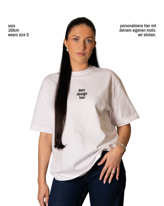 Personalisierbares Signature T-Shirt Weiß
