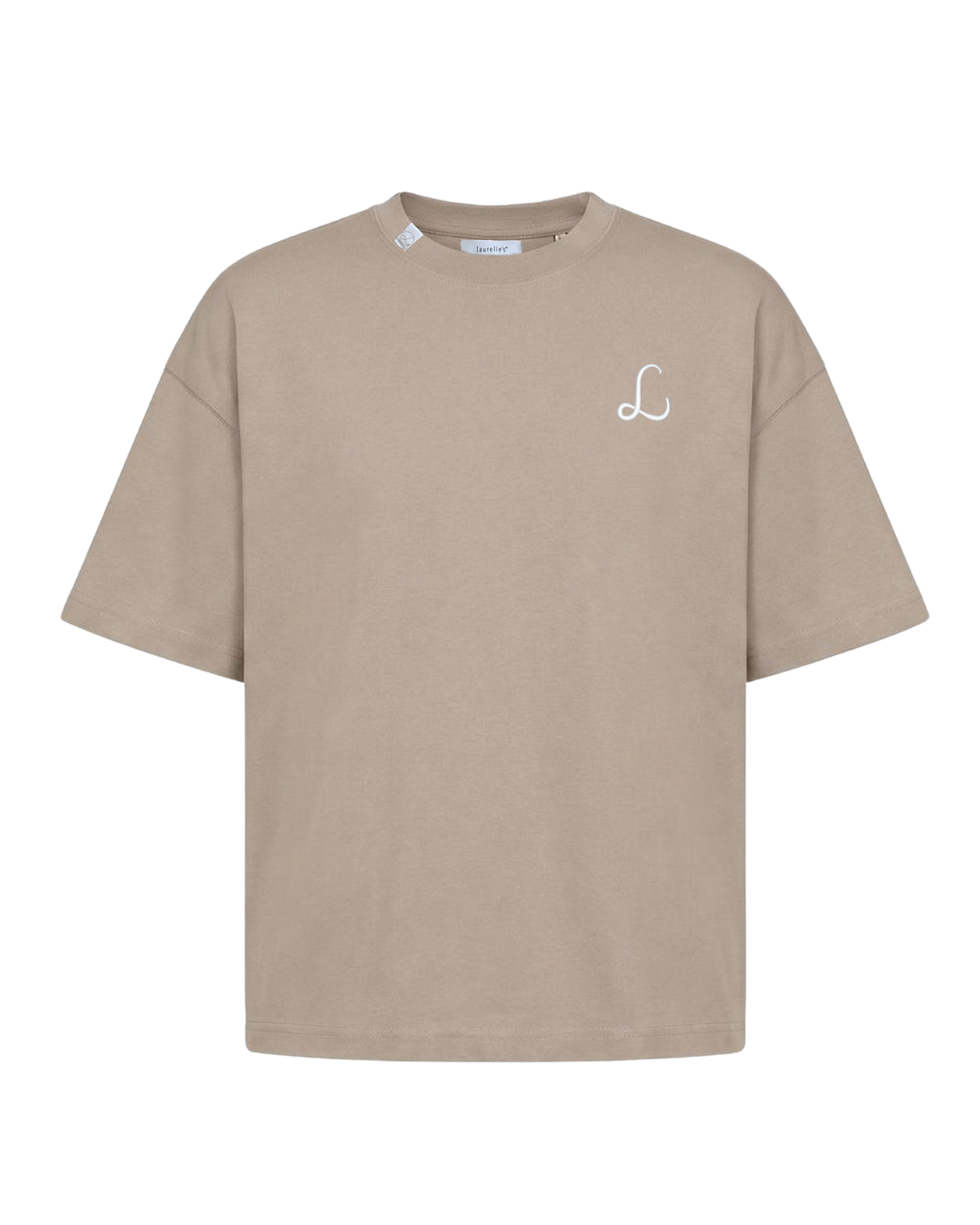 Script Initial Shirt Vintage brown